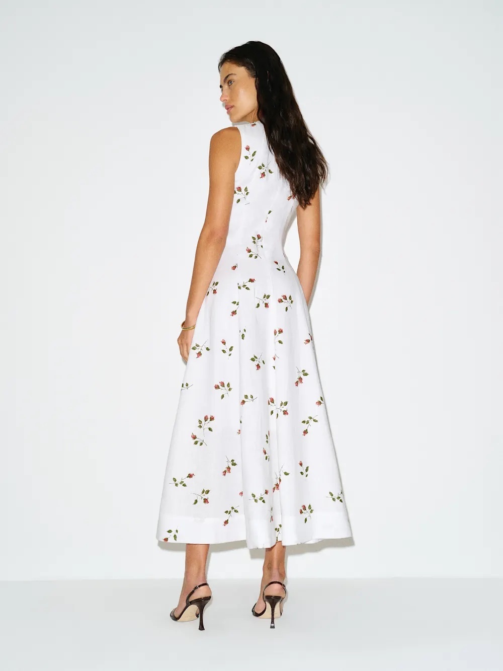 Reformation Cecilia Linen Dress floating rose, New without tags, never worn. - Picture 5 of 16